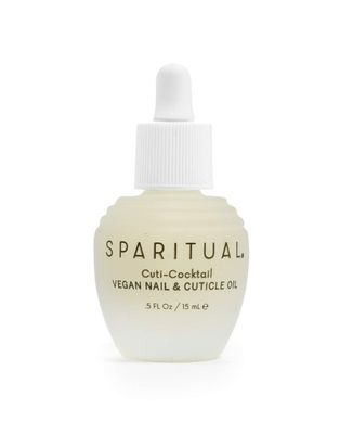 SpaRitual Apple Cuti-Cocktail Vegan Nail &amp; Cuticle Oil | 2.47 Oz | Natural, Hydrating, Softening With Citrus, Ginger, Sunflower Oil For Healthy Nails