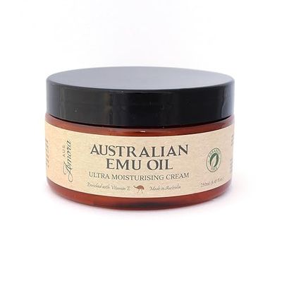 Paraben-free Australian Emu Oil Ultra Moisturizing Cream Made in Australia | Pharmaceutical Grade, Super Strength, Made in Australia (8.45 oz | 250ml)