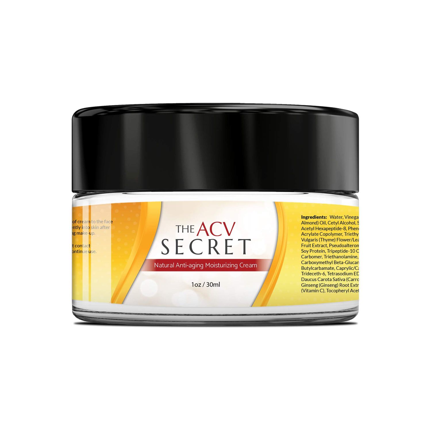 UpWellness: The ACV Secret Moisturizer - Skin Care with Apple Cider Vinegar - 30 ml - 7 Natural Anti-Aging Ingredients - Supports Skin Detoxification and Restoration - Physician Formulated
