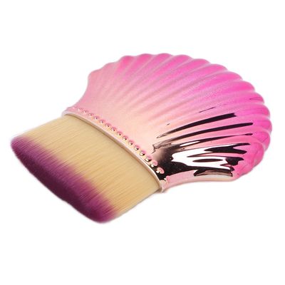 Soft Hair BB Cream Brush, Makeup Brushes Fashionable Blusher Makeup Brush Cosmetic Tool, Fishtail Makeup Brush Powder Brushes for Girl