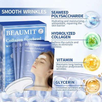 Medimama Forehead wrinkle patch-20pcs,Anti Wrinkle Patches,auqa, glycerin,BEAUMIT Collagen Forehead wrinkle Patches