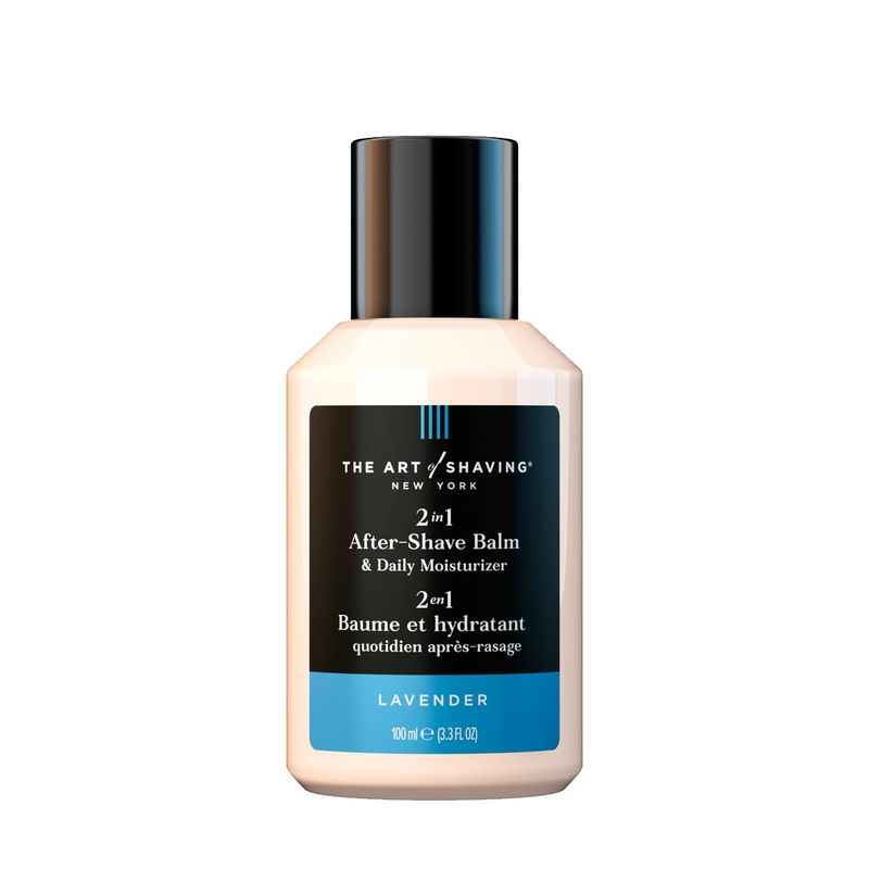 The Art of Shaving After-Shave Balm for Men - Face Moisturizer, Clinically Tested for Sensitive Skin, Lavender, 3.3 Fl Oz (Pack of 1)