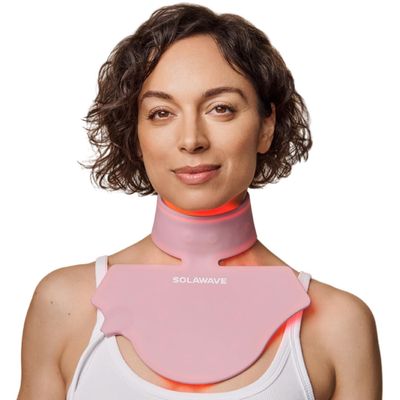 Solawave Neck &amp; Chest Rejuvenating Mask | Red and Infrared Light Therapy for Body | Mask for Neck and Chest for Anti-Aging &amp; Glowing Skin