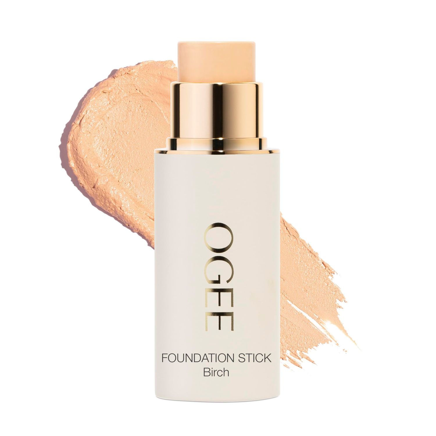 Ogee Sculpted Complexion Foundation Stick (Birch 0.5N - Fair, Neutral Undertones) Full Coverage Foundation Makeup - Instantly Balance &amp; Even Complexion - 70% Organic Ingredients