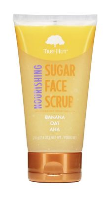 Tree Hut Nourishing Banana &amp; Oat Face Scrub | Deep Cleans Pores to Remove Dead Skin &amp; Impurities | Nourishing Essential Body Care | 7.4 fl oz.