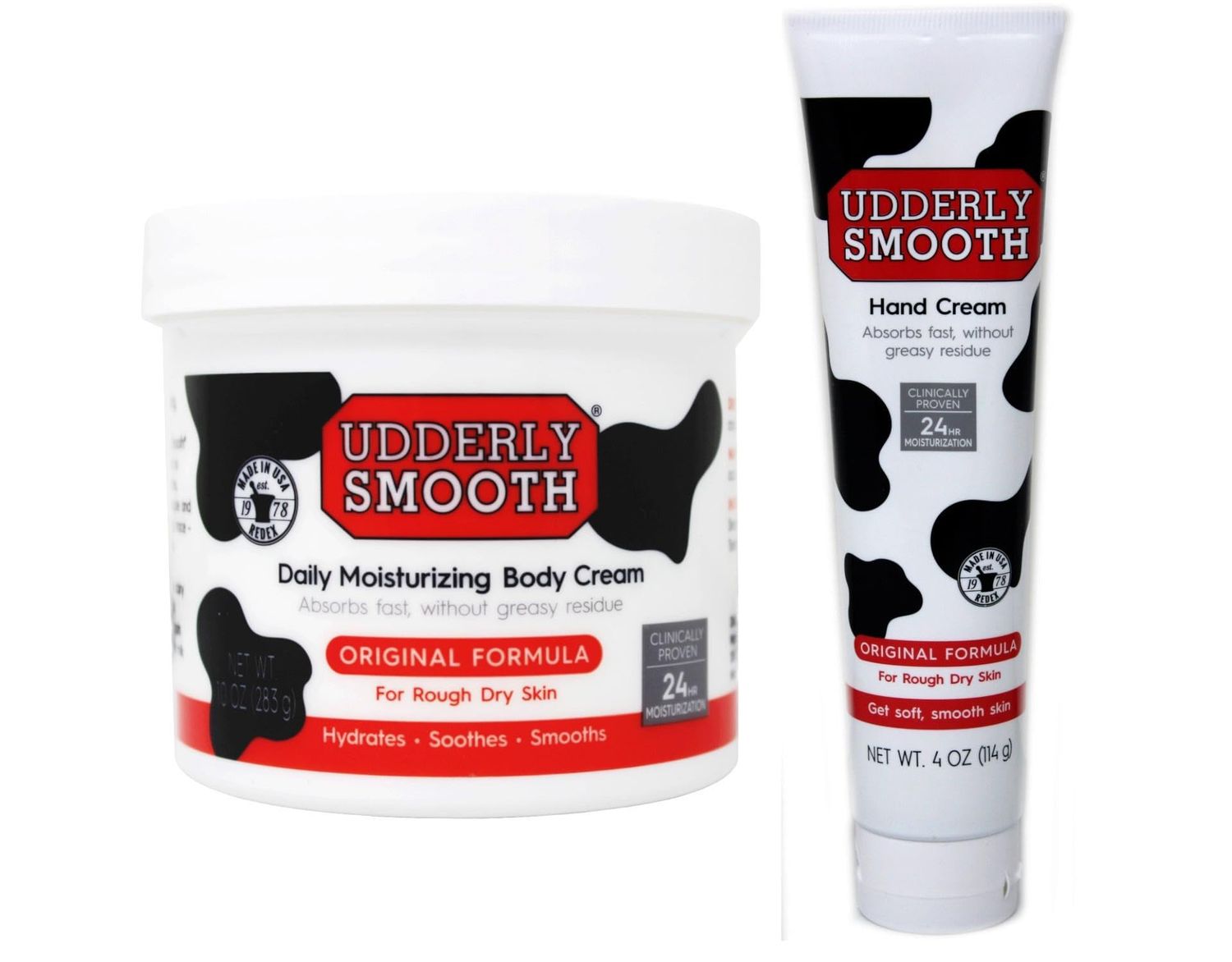 Udderly Smooth Duo Pack (10 oz. Body Cream, 4 oz. Hand Cream)