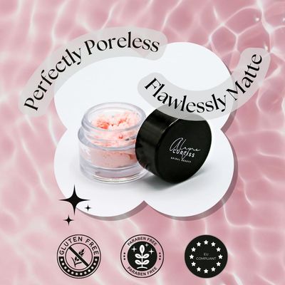 Perfectly Pink Poreless Primer Face Makeup Primer, Pore Perfecting, Skin Smoothing, Mattifying, Line Smoothing, Long Lasting, Skin Blurring, Use before or after foundation, powder, All skin types