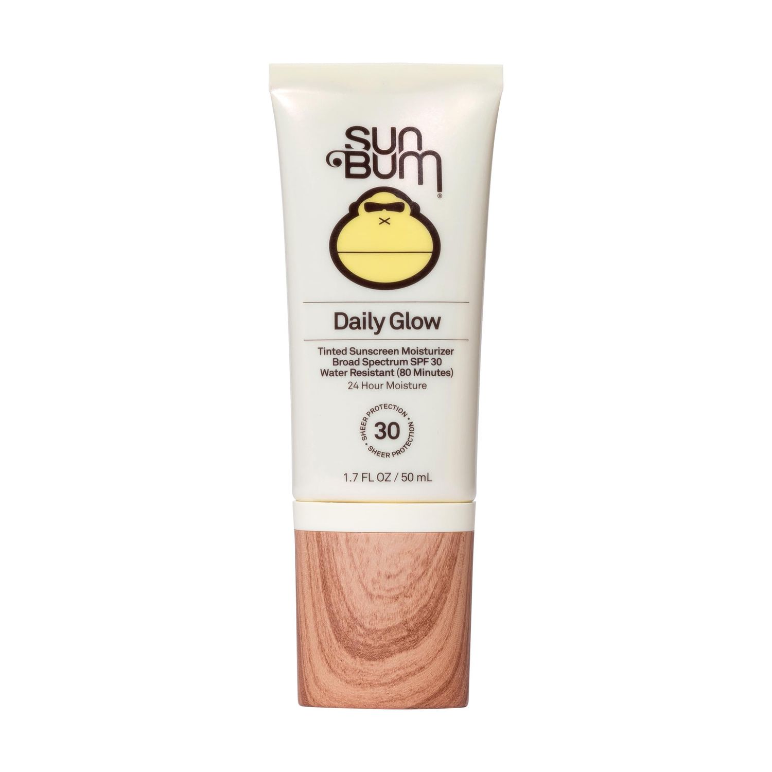 Sun Bum Daily SPF 30 Glow Sunscreen Face Lotion | Moisturizing Facial Sunblock | Tinted, Dewy Finish| Hawaii 104 Act Compliant (Octinoxate &amp; Oxybenzone Free) | Travel Friendly | 1.7 oz