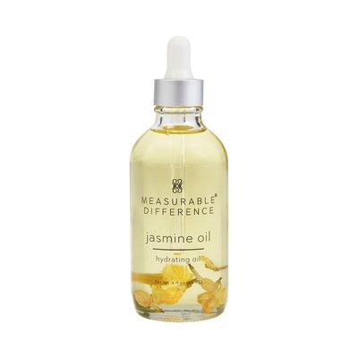 Measurable Difference Jasmine Hydrating Oil for Face &amp; Body, 4 oz - Daily Use to Soothe, Hydrate &amp; Nourish Skin