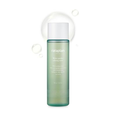 RATAPLAN Water Parsley Calming Toner with Centella Asiatica, Heartleaf, Korean Skin Care, Reduce Skin Heat, Hypoallergenic Soothing Toner, 7.10 fl oz