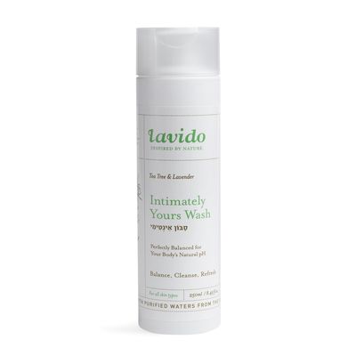 Lavido - Intimately Yours Wash | Clean, Non-Toxic Skincare (Tea Tree + Lavender, 8.4 fl oz | 250 ml)