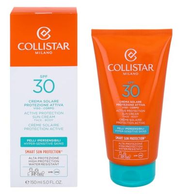 Self Tan by Collistar Active Protection Tanning Cream for Sensitive Skin SPF30 150ml