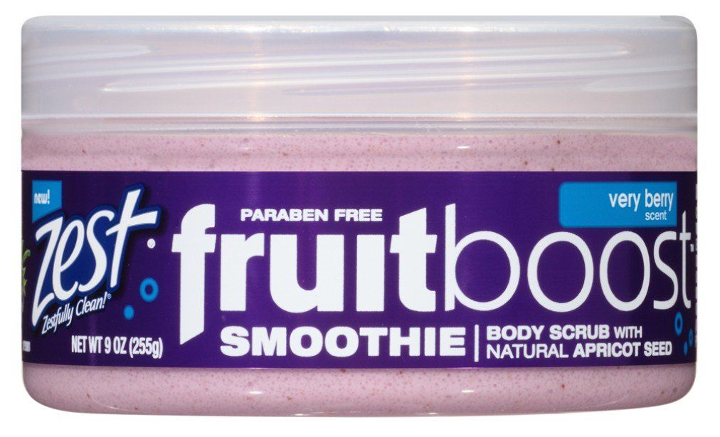 Zest Fruit Boost Body Scrub Smoothie Very Berry 9 Ounce Jar (266ml)