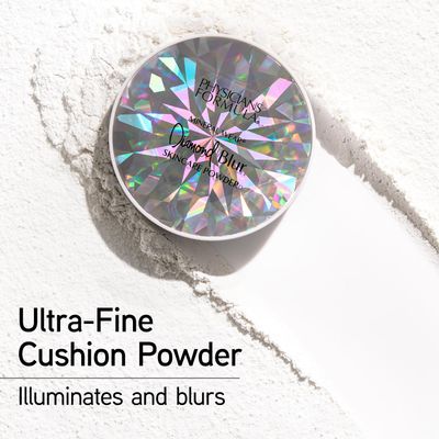 Physicians Formula Mineral WearDiamond Blur Skincare Cushion Powder, Blurring & Pore Diffusing Long Lasting Matte Finish Face Powder, Talc-Free- Translucent