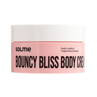 SOLME Bouncy Bliss Body Cream, Delicious Bum Bum cream scent, Skin-Smoothing with Peptides and Niacinamide, Korean Skin Care, K-Beauty, 6.76 fl. oz.
