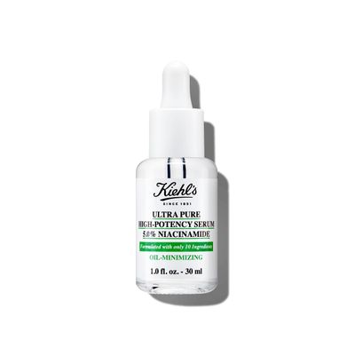 Kiehl&#39;s Ultra Pure High-Potency 5.0% Niacinamide Serum, Concentrated Face Serum for Oily Skin, Reduces Excess Oil and Shine, Helps Minimize Imperfections for a Natural Glow, Paraben-Free - 1 fl oz