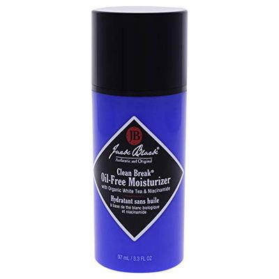 Jack Black Clean Break Oil-Free Moisturizer, 3.3 Fl. Oz - Face Moisturizer for Men, Face Lotion, Daily Moisturizer for Face, Skin Moisturizer Face Cream