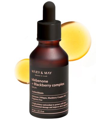 Mary&amp;May Idebenone + Blackberry Complex Serum - Potent Anti Aging Serum for Enhanced Antioxidant and Skin Nourishment - Korean Face Serum, EWG Green Grade, Cruelty-Free, 1.01 fl.oz.