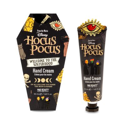 MAD Beauty Disney Hocus Pocus Hand Cream, Velvet Plum &amp; Vanilla Fragranced, Hand Care, Moisturizing, Soft &amp; Smooth, Shea Butter, Self-Care, Great Gift