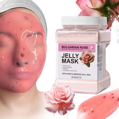 KERUILA Bulgarian Rose Jelly Masks For Facials Professional, Rose Masks Powder Facial Mask, Hydrojelly Jelly Gel Face Mask For Peel Off, Smooth &amp; Hydrating Mask for Face Skin Care Of Home Spa