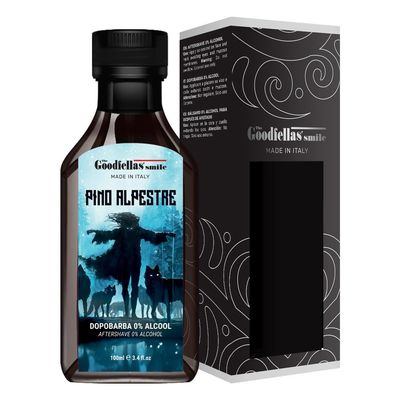 The Goodfellas&#39; smile Soothing Alcohol-Free Aftershave Splash/Tonic, Made in Italy, 100 ml, 3.38 oz (Alpine Pine/Pino Alpestre)
