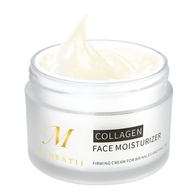 muhratii Collagen Face Moisturizer Cream, Age Repair Anti-Aging Night Cream, Anti Wrinkle Cream, Night Cream For Face (1.7 Oz,1 Pack)