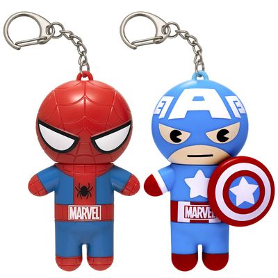 Lip Smacker Marvel, keychain, lip balm for kids - Spiderman &amp; Captain America