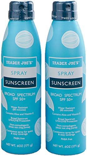 Trader Joe&#39;s Nourish Spray Sunscreen SPF 50+ Broad Spectrum (2-Pack)