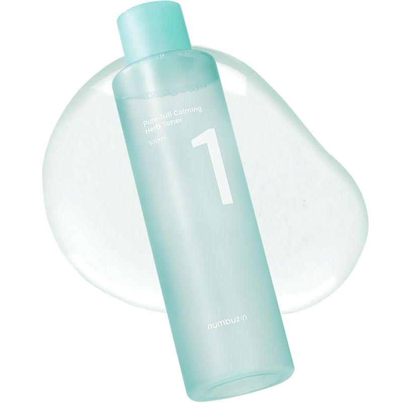 numbuzin No.1 Toner | Pure-Full Calming Herb Toner | Breakouts, Redness, Excess Oil Control | Centella Asiatica, Heartleaf, Licorice Root | Acne-Prone, Sensitive Skin | 10.14 fl. oz.