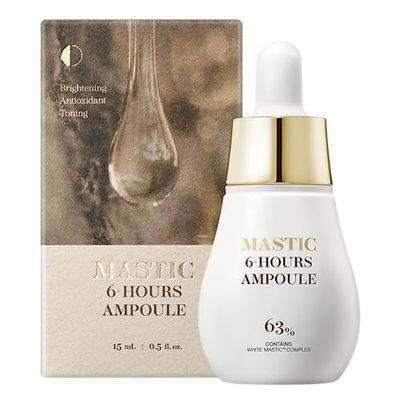 MASTINA Mastic Ampoule Serum Spoid Type (Dropper Type, 0.5fl oz) - Serum for Even Skin Tone and Elasticity. Fermented Mastic Gum Valentines Day Gift