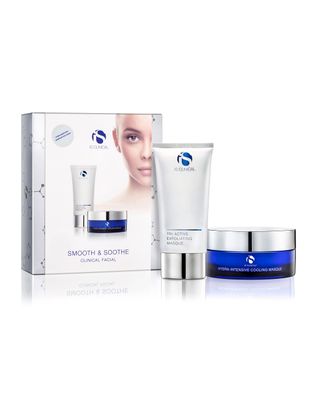 iS CLINICAL Smooth &amp; Soothe Clinical Facial; Exfoliating and Hydrating Skin Regime; Collection Gift Set; Home Facial Full Kit