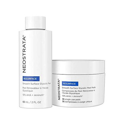 NEOSTRATA Smooth Surface Glycolic At-Home Chemical Peel High-strength Exfoliating Treatment Fragrance-Free, Oil-Free, 2 fl. oz.