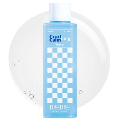 MIMU MIMU Cooling Calming i.n.g TonerKorean Facial Toner, Pore Tightening, for Sensitive, Acne-Prone Skin, Trouble Care, Reduce Redness and Breakout, hyaluronic Acid, CICA (260ml / 8.79fl.oz.)