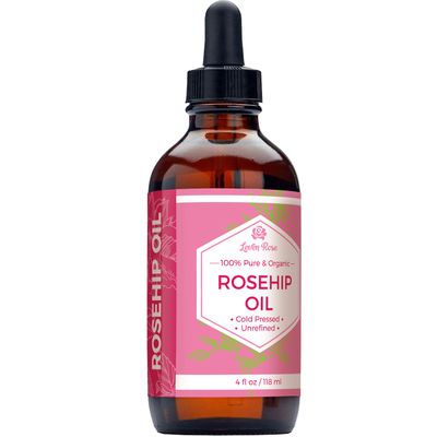 Leven Rose Rosehip Seed Oil for Face 4 oz - Pure Rosehip Oil for Face - Unrefined Cold Pressed Rosehip Oil for Body - Nighttime Face Moisturizer for Hair, Skin &amp; Nails