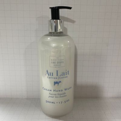 Scottish Fine Soaps The Company Au Lait Cream Hand Wash - Cotton - 17.5 Oz.