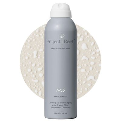 Project Reef Non-Aerosol Cooling Mist w/Aloe Vera, Peppermint, Cucumber - Non-Sticky, Non-Greasy Formula, Sunburn Relief, After Sun Care, Hydrating Face &amp; Body Spray