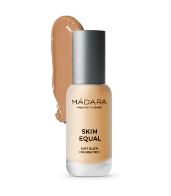 MDARA Organic Skincare | Skin Equal Soft Glow Foundation SPF15 Sand 40-30 ml, Mineral foundation with hyaluronic acid, Buildable medium coverage, Dewy foundation, Vegan, COSMOS natural certified