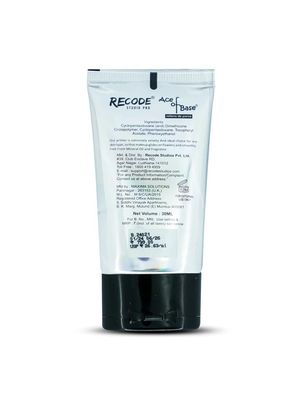 Recode Makeup Ace of Base Primer for Oily Skin &amp; Dry Skin, Extremely Lightweight &amp; Silky Smooth On Skin, Primer for Face Makeup, Face Primer for Women &amp; Girls, For All Skin Types, 30ml