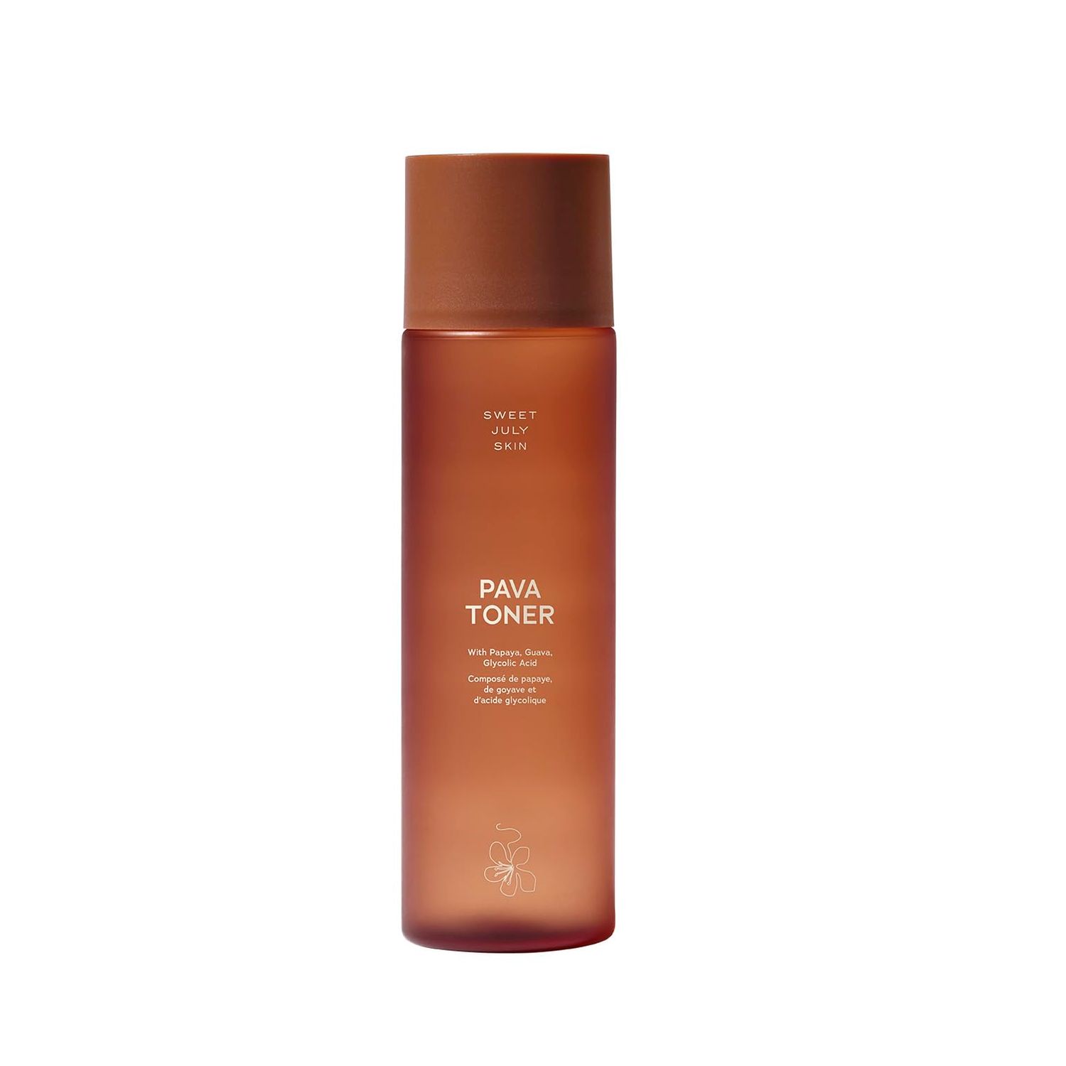 SWEET JULY Skin Pava Toner, Skin Resurfarcing, Hydrating, Daily Facial Toner All Skin Types, Glycolic Acid, Papaya &amp; Guava Extracts, Vegan, Clean, 5.1 fl oz