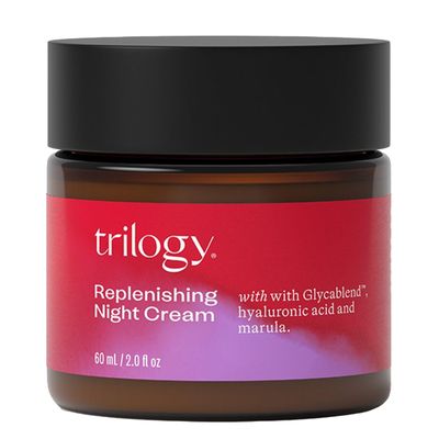 Trilogy Replenishing Night Cream, with Glycablend &amp; Co-enzyme Q10, 2.0 fl oz