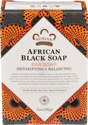Nubian Heritage Soap Bar, African Black, 5 Ounce