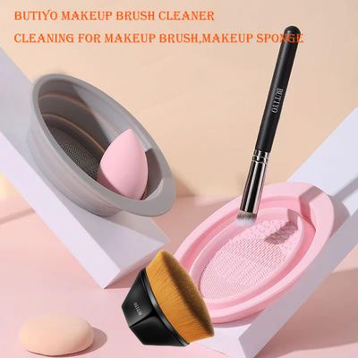 Makeup Brush Cleaner BUTIYO for Makeup Brush Cleaning Make up Brush Wet Cleaning(grey) FB013