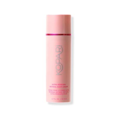 Kopari Ultra Renewal Retinol Body Cream, Infused with Acai &amp; Encapsulated Retinol, Treat Fine Lines &amp; Crepey Skin, Resurface &amp; Boosts Collagen, 4.7 oz