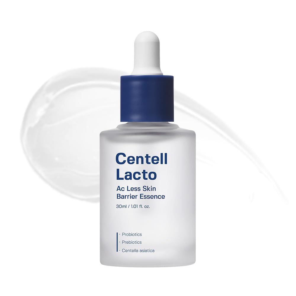SUNGBOON EDITOR Centell Lacto AC Less Skin Barrier Essence Serum | Acne Treatment for Face | Probiotics Skin Care for Sensitive Skin | Niacinamide Hydrating Face Serum | Korean Skin Care