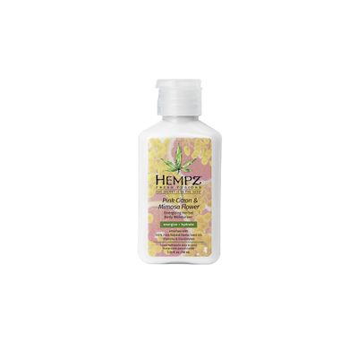 Hempz Fresh Fusions Pink Citron &amp; Mimosa Flower Energizing Herbal Body Moisturizer, 2.25 Fl Oz