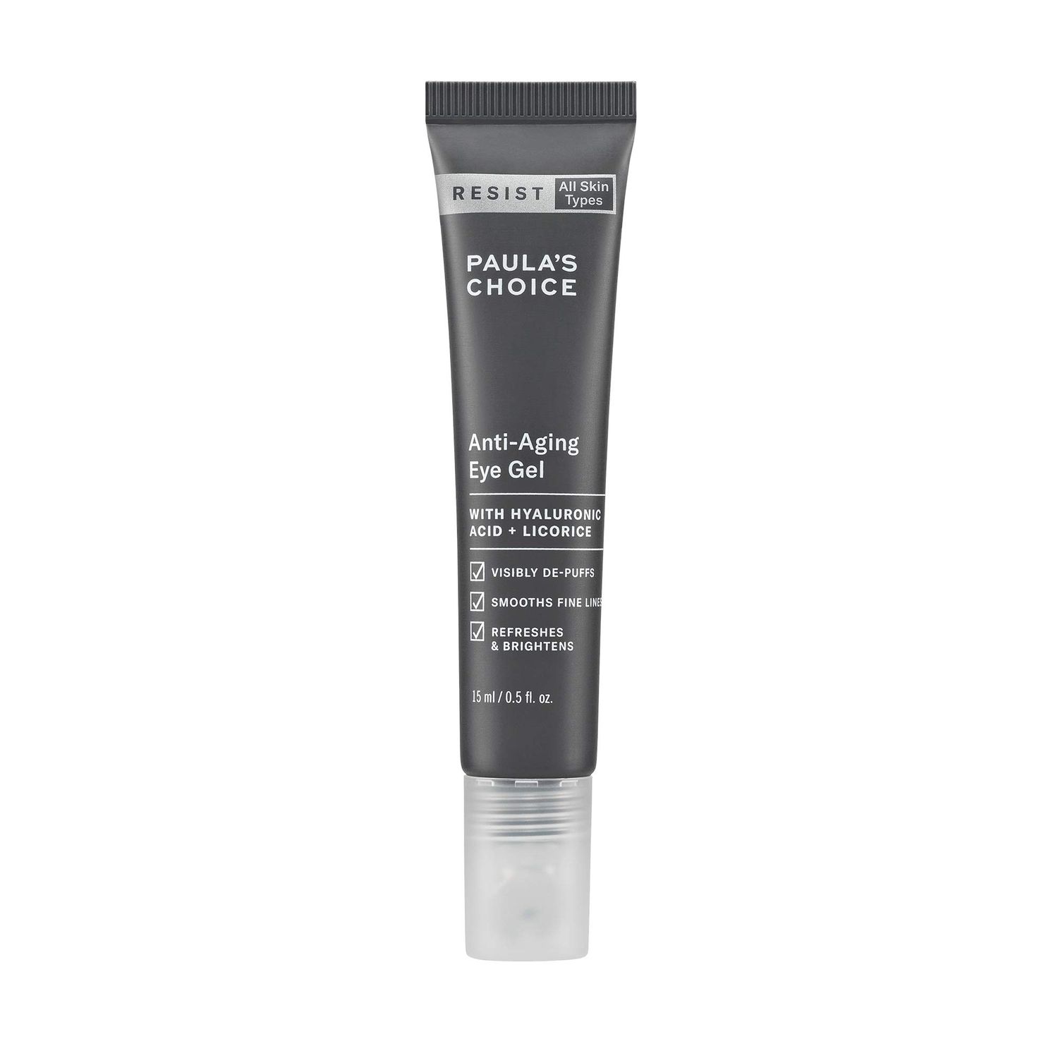 Paula&#39;s Choice RESIST Anti-Aging Eye Gel with Hyaluronic Acid, for Dark Circles, Puffy Eyes, Crow&#39;s Feet, Fine Lines &amp; Wrinkles, 0.5 Ounce