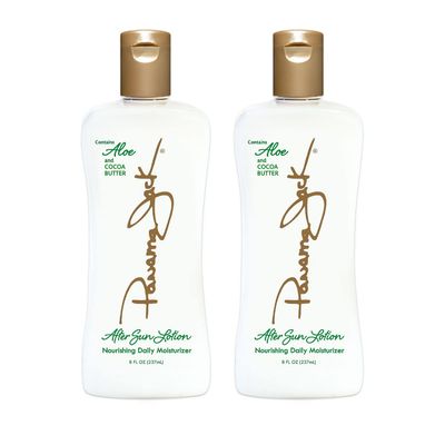 Panama Jack Aloe Moisturizer Lotion - After Sun Daily Skincare, Contains Aloe, Cocoa Butter, Olive Oils with Vitamin E, 8 FL OZ (Pack of 2)