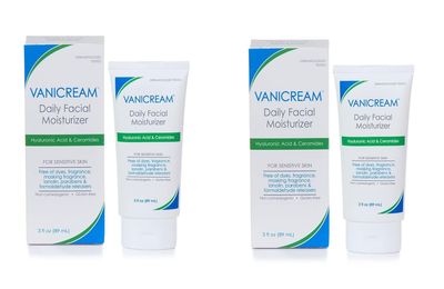 Vanicream Daily Facial Moisturizer With Ceramides and Hyaluronic Acid - Formulated Without Common Irritants for Those with Sensitive Skin, 3 fl oz (Pack of 2)
