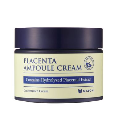 MIZON Placenta Ampoule Cream with Lavander Oil Niacinamide Adenosine Free of Parabens Korean Skincare (1.69 fl oz)