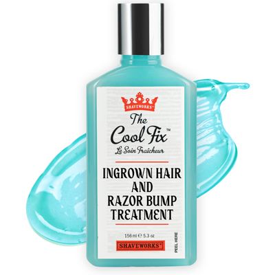 Shaveworks The Cool Fix Aftershave for Women: Pubic Hair Removal, Razor Bumps, Razor Burns, Ingrown Hair Treatment - After Shaving Post Waxing Bikini Area Moisturizing Skin Care Gel 5.3 Fl Oz